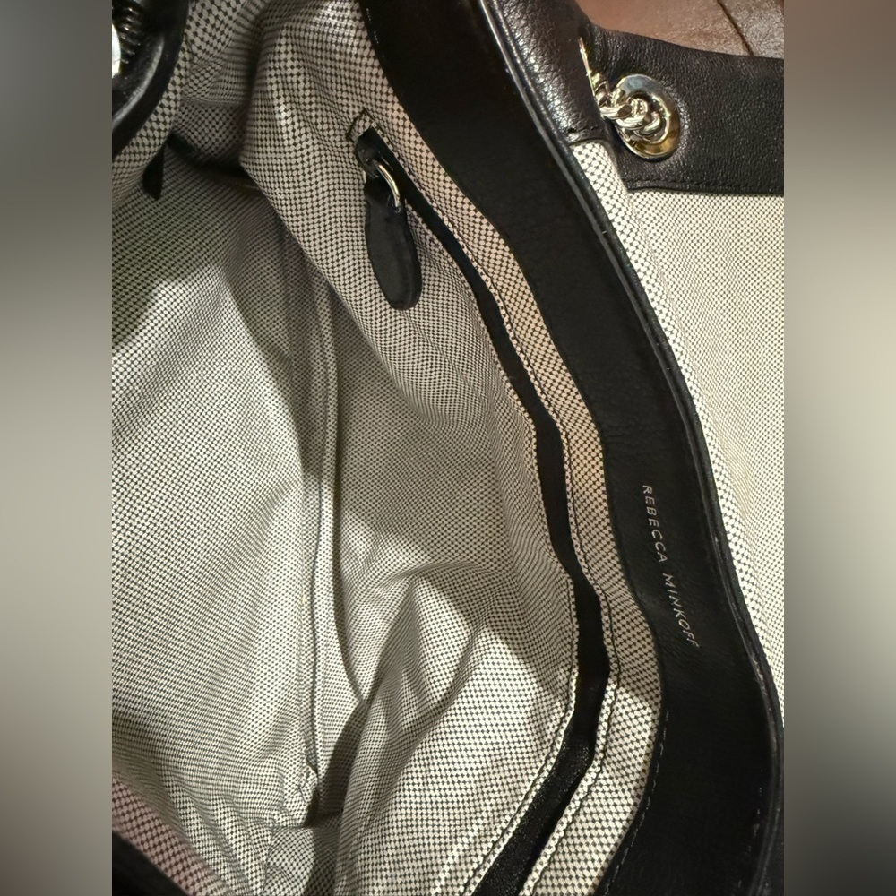 Rebecca Minkoff Eddie Crossbody Black Quilted Leather Bag - Picture 7 of 16